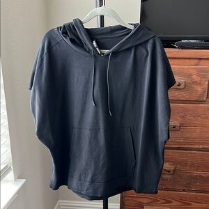 MPG short sleeved hooded sweatshirt